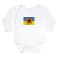 thumbnail image 1 of CafePress - Ukraine Sunflower Body Suit - Long Sleeve Cotton Baby Bodysuit, 1 of 4