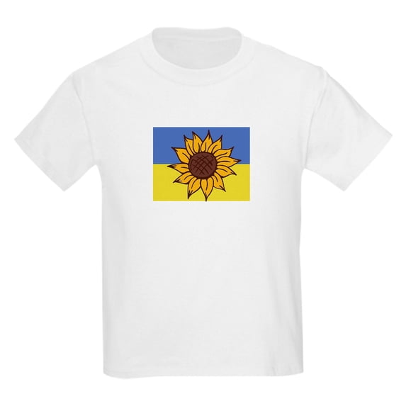 CafePress - Ukraine Sunflower T Shirt - Light T-Shirt Kids XS-XL