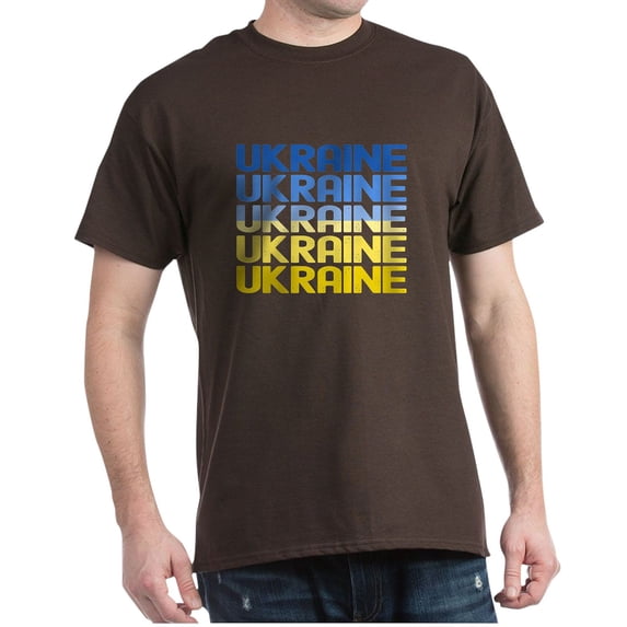 CafePress - Ukraine T Shirt - Men's Classic Graphic Cotton T-Shirt