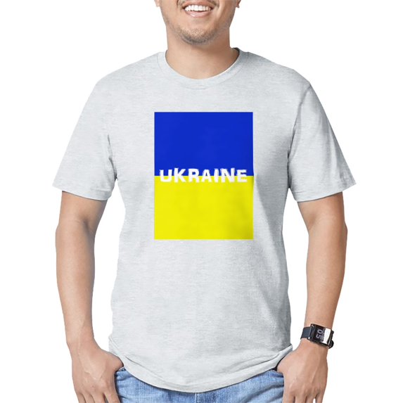 CafePress - Ukraine T Shirt - Fitted T-Shirt, Vintage Fit Soft Cotton Tee