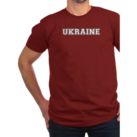 CafePress - Ukraine T Shirt - Men's Fitted T-Shirt