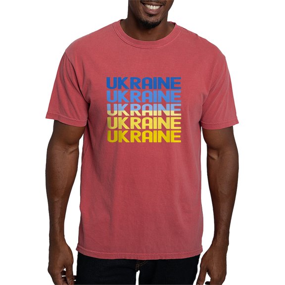 CafePress - Ukraine T Shirt - Mens Comfort Colors Shirt