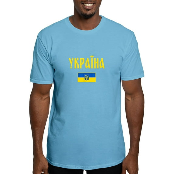 CafePress - Ukraine T Shirt Ukrainian T Shirt - Fitted T-Shirt, Vintage Fit Soft Cotton Tee