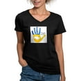 thumbnail image 1 of CafePress - Ukraine T Shirt - Women's V-Neck Dark T-Shirt, 1 of 4