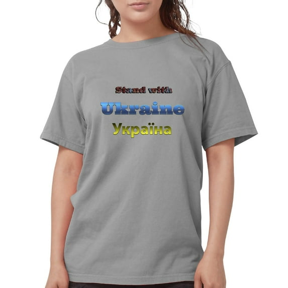 CafePress - Ukraine T Shirt - Womens Comfort Colors® Shirt