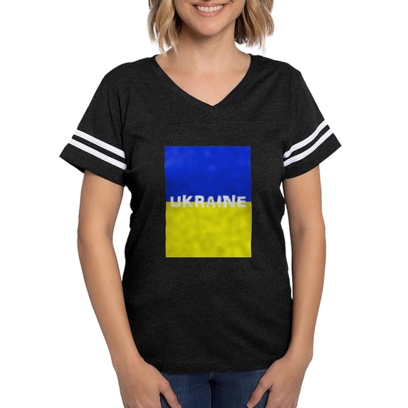 CafePress - Ukraine T Shirt - Womens Football Shirt