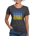 thumbnail image 1 of CafePress - Ukraine T Shirt - Womens Tri-blend T-Shirt, 1 of 4