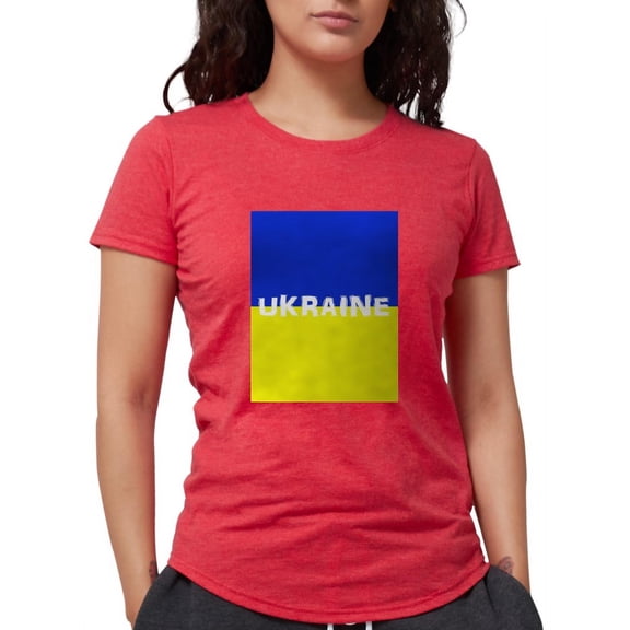 CafePress - Ukraine T Shirt - Womens Tri-blend T-Shirt