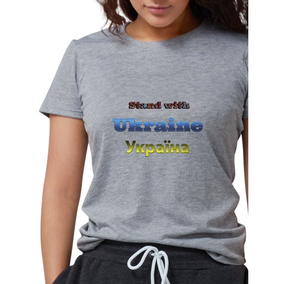 CafePress - Ukraine T Shirt - Womens Tri-blend T-Shirt