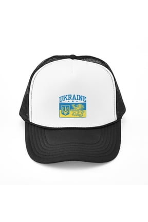 - Ukraine - Adjustable Unisex Printed Trucker Hat with Mesh Back