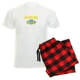 thumbnail image 1 of CafePress - Ukraine Ukrainian Flag Ukraine Flag Vintag Pajamas - Men's Light Loose Fit Cotton Pajama Set, 1 of 7