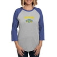 thumbnail image 1 of CafePress - Ukraine Ukrainian Flag Ukraine Long Sleeve T Shirt - Womens Baseball Tee, 1 of 4