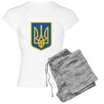thumbnail image 1 of CafePress - Ukraine Women's Light Pajamas - Women's Short Sleeve Print T-Shirt and Pants Light Cotton Pajama Set, 1 of 7