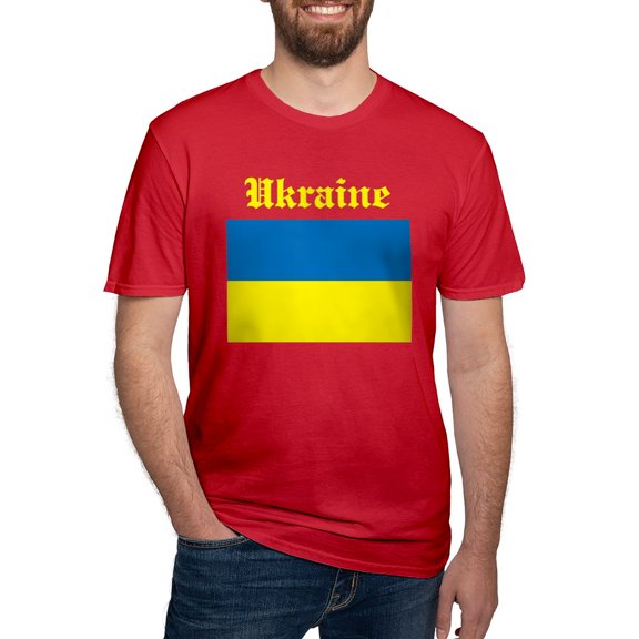 CafePress - Ukraine22 Men's Classic T Shirt - Men's Fitted T-Shirt