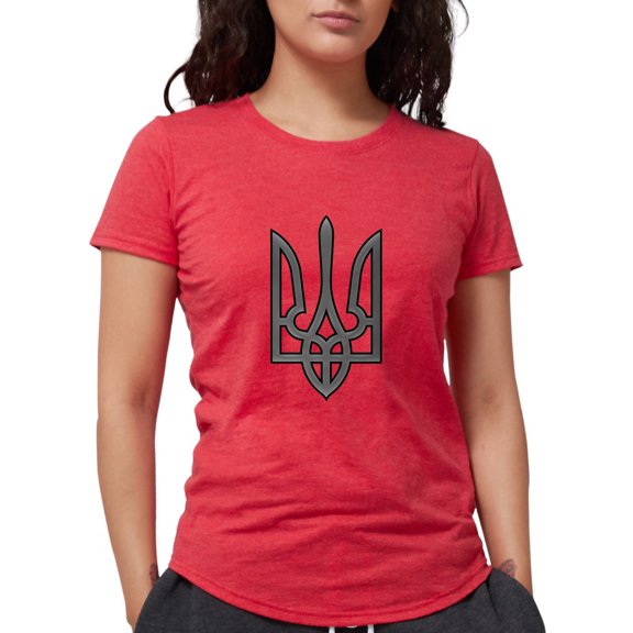 CafePress - Ukrainian Designs Women's Deluxe T Shirt - Womens Tri-blend T-Shirt