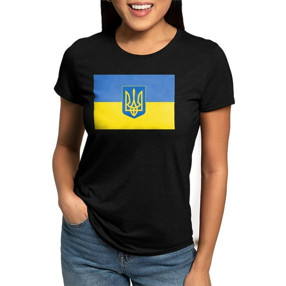 CafePress - Ukrainian Designs Women's Deluxe T Shirt - Womens Tri-blend T-Shirt
