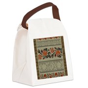 CafePress - Ukrainian Embroidery - Canvas Lunch Bag with Strap Handle