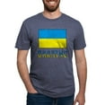 thumbnail image 1 of CafePress - Ukrainian Flag And Ukraine Men's Deluxe T Shirt - Mens Tri-blend T-Shirt, 1 of 4