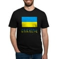 thumbnail image 1 of CafePress - Ukrainian Flag And Ukraine Men's Deluxe T Shirt - Mens Tri-blend T-Shirt, 1 of 4