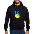 thumbnail image 1 of CafePress - Ukrainian Flag Peace Sign Ukraine Nativ Sweatshirt - Pullover Hoodie, Classic, Comfortable Hooded Sweatshirt, 1 of 4