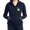 thumbnail image 1 of CafePress - Ukrainian Flag Peace Sign Ukraine Nativ Sweatshirt - Women's Zip Hoodie, 1 of 1