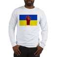 thumbnail image 1 of CafePress - Ukrainian Flag With Fist Long Sleeve T Shirt - Unisex Cotton Long Sleeve T-Shirt, 1 of 4