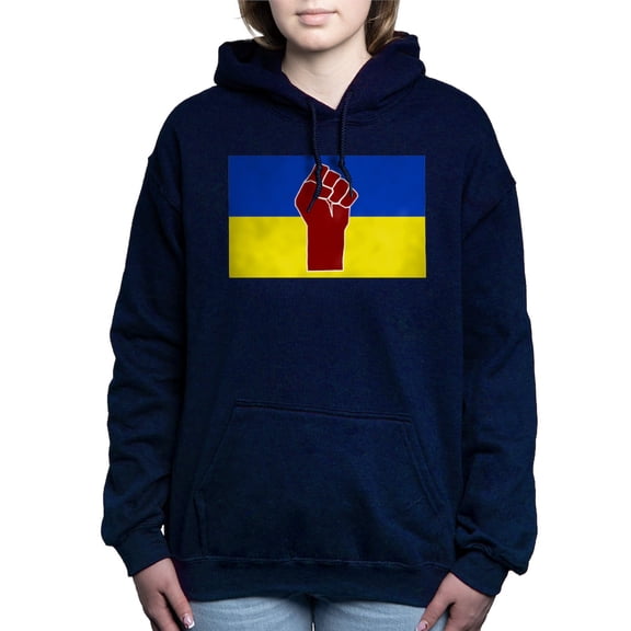 CafePress - Ukrainian Flag With Fist Sweatshirt - Pullover Hoodie, Classic & Comfortable Hooded Sweatshirt