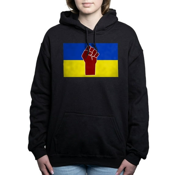 CafePress - Ukrainian Flag With Fist Sweatshirt - Pullover Hoodie, Classic & Comfortable Hooded Sweatshirt