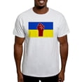 thumbnail image 1 of CafePress - Ukrainian Flag With Fist T Shirt - Men's Classic Graphic T-Shirt, 1 of 4