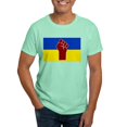 thumbnail image 1 of CafePress - Ukrainian Flag With Fist T Shirt - Men's Classic Graphic Cotton T-Shirt, 1 of 4