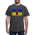 thumbnail image 1 of CafePress - Ukrainian Flag With Fist T Shirt - Mens Comfort Colors Shirt, 1 of 5