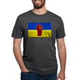 thumbnail image 1 of CafePress - Ukrainian Flag With Fist T Shirt - Mens Tri-blend T-Shirt, 1 of 4