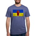 thumbnail image 1 of CafePress - Ukrainian Flag With Fist T Shirt - Mens Tri-blend T-Shirt, 1 of 4