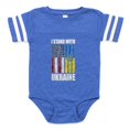 thumbnail image 1 of CafePress - Ukrainian Lover I Stand Wit - Cute Infant Baby Football Bodysuit, 1 of 3
