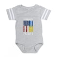 thumbnail image 1 of CafePress - Ukrainian Lover I Stand Wit - Cute Infant Baby Football Bodysuit, 1 of 3