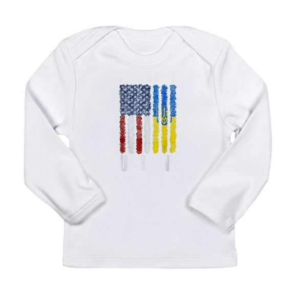CafePress - Ukrainian Lover I Stand With U Long Sleeve T Shirt - Long Sleeve Infant T-Shirt