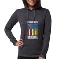 thumbnail image 1 of CafePress - Ukrainian Lover I Stand With U Long Sleeve T Shirt - Womens Hooded Shirt, 1 of 3