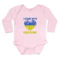 thumbnail image 1 of CafePress - Ukrainian Lover I Stand With Ukraine Hea Body Suit - Long Sleeve Cotton Baby Bodysuit, 1 of 4