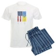 thumbnail image 1 of CafePress - Ukrainian Lover I Stand With Ukraine Pajamas - Men's Light Loose Fit Cotton Pajama Set, 1 of 7