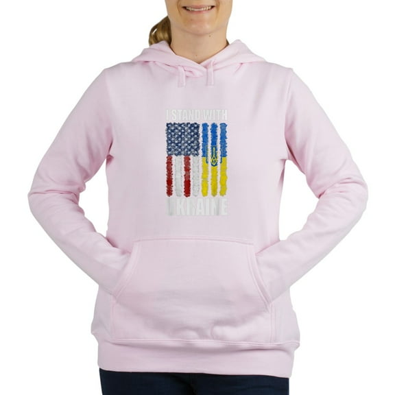 CafePress - Ukrainian Lover I Stand With Ukraine Sweatshirt - Women's Hooded Sweatshirt