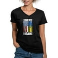 thumbnail image 1 of CafePress - Ukrainian Lover I Stand With Ukraine T Shirt - Women's V-Neck Dark T-Shirt, 1 of 4
