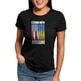 thumbnail image 1 of CafePress - Ukrainian Lover I Stand With Ukraine T Shirt - Womens Tri-blend T-Shirt, 1 of 4