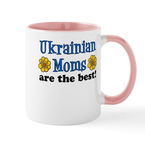 CafePress - Ukrainian Moms Are The Best Ceramic Mug - 11 oz Ceramic Mug - Novelty Coffee Tea Cup