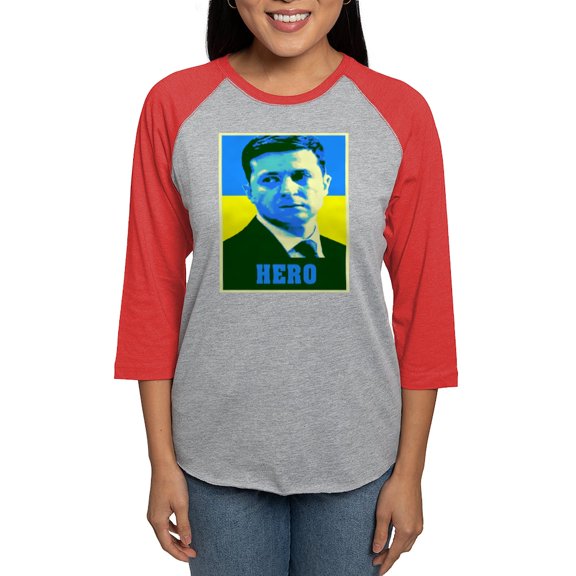 CafePress - Ukrainian President Zelenskyy Long Sleeve T Shirt - Womens Baseball Tee