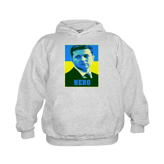 CafePress - Ukrainian President Zelenskyy Ukraine F Sweatshirt - Kids Hooded Sweatshirt, Classic Hoodie