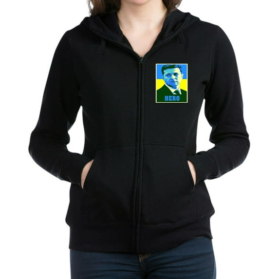 CafePress - Ukrainian President Zelenskyy Ukraine F Sweatshirt - Women's Zip Hoodie