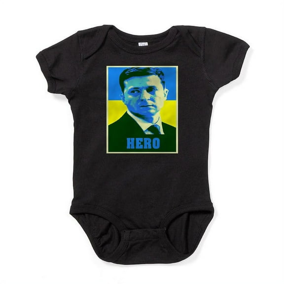 CafePress - Ukrainian President Zelenskyy Ukraine Fl Body Suit - Cute Infant Bodysuit Baby Romper - Size Newborn - 24 Months