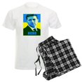 thumbnail image 1 of CafePress - Ukrainian President Zelenskyy Ukraine Flag Pajamas - Men's Light Loose Fit Cotton Pajama Set, 1 of 7