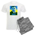 thumbnail image 1 of CafePress - Ukrainian President Zelenskyy Ukraine Flag Pajamas - Men's Light Loose Fit Cotton Pajama Set, 1 of 7