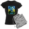 thumbnail image 1 of CafePress - Ukrainian President Zelenskyy Ukraine Flag Pajamas - Women's Short Sleeve Print T-Shirt and Pants Dark Cotton Pajama Set, 1 of 7